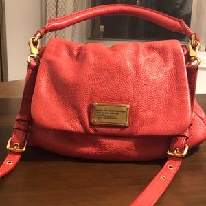 Marc by Marc Jacobs Classic Coral Leather Satchel